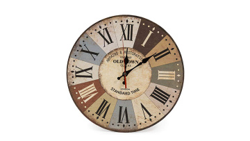 Wooden Decorative Round Wall Clock