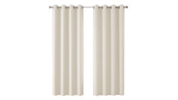 Luxury Blackout Curtain Fabric Curtain In Cream Colour1