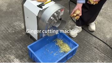 Ginger cutting machine