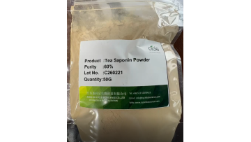 Foaming properties of tea saponin powder