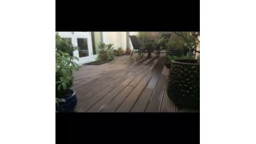Production process and product display of WPC outdoor flooring and wood-plastic composite flooring