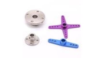 Customized CNC Machining RC Car Micro Metal Aluminium T25 Servo Horn1