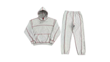 High Quality Bulk Puff Printing Heavyweight Sweatsuit for Men Cotton Sweatsuits1