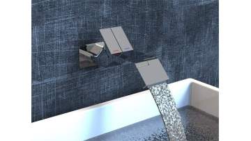 wall concealed basin mixer