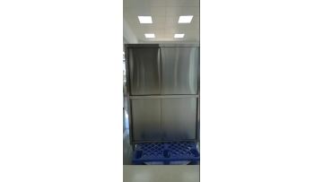 Four-door tall storage cabinet