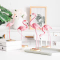 Nordic Home Decoration Desktop Decoration Resin Sculpture Home Decor Creative Pink Flamingo Modern Simulation Animal Statue