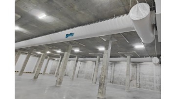 Application Case of bag air duct project in a vari