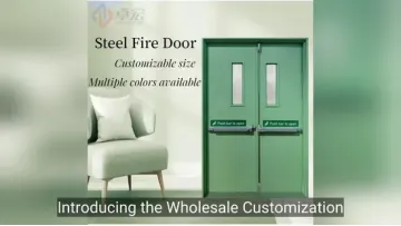 Premium Steel Fire Exit Door for Hospitals and Hotels1