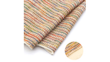 New Design No Bonding Double Face Polar Sherpa FleecePolyester Cotton Spandex Metallic 440GSM Yarn Dyed Tweed Fabric for Coat1