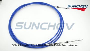 Length 17Ft 5.18M Throttle Cable
