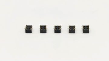 2.54mm Pitch Female Header Connector Dual Row SMT U-type H3.5mm 2*2P