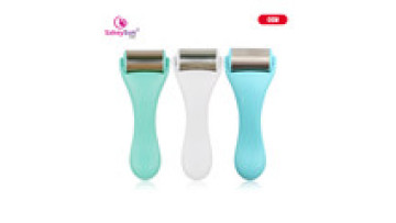 Hot Selling 2023 ice roller for face rose gold silver ice face roller container rose gold ice face roller massage silicon head1