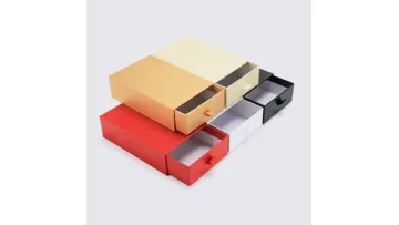 Sliding Jewelry Box Jewelry Drawer Box Cardboard Bracelet Ring Earring Necklace Jewelry Box Sliding Drawer Paper Cardboard Gift Box with Foam Insert for Jewelry1