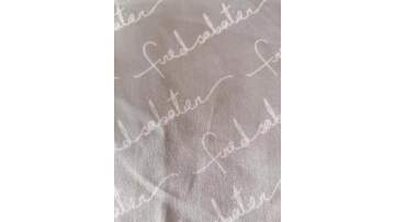 Polyester twisted dull satin printed fabric 