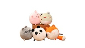 Custom Plush Pillows: Soft Stuffed Animals - Panda, Cat, Pig, Frog & More1