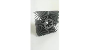 150X150MM Extrusion Square Tube Hollow Black  Anodizing Led Heat Sink1