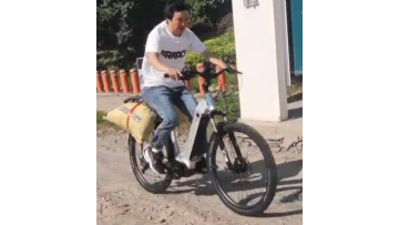 Electric City Bike TR2 During Testing