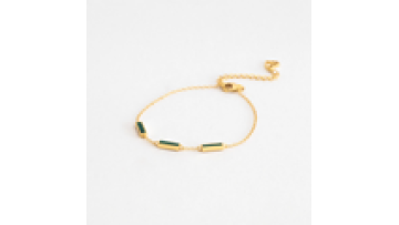 HOYA Hot Sale Malachite Bar Pendant Bracelet - Perfect Gift for Friends and Anniversaries1
