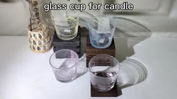 Tea Light Crystal Colored Cloud Candle Holder