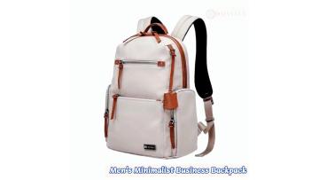 Two Color Smooth Nylon Backpack