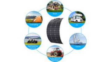 Fast Delivery OEM Factory Wholesale Sunpower Solar Panel Flexible 150W 200w Monocrystalline Flexible Solar Panel1