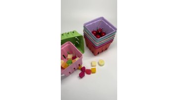 custom berry basket tray , moulded pulp small packaging boxes for vegetable fruit1