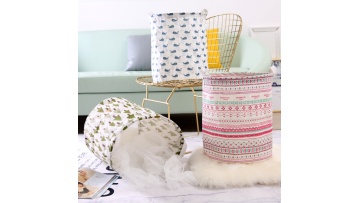 Household fabric dirty clothes basket