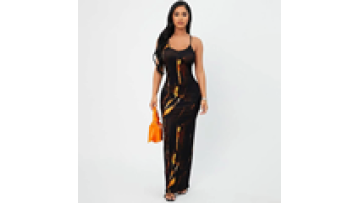 2022 Brand Logo Sexy Summer Maxi Rayon Spandex Dress Bodycon Dresses Women1