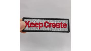 logo 3D embroidery badges