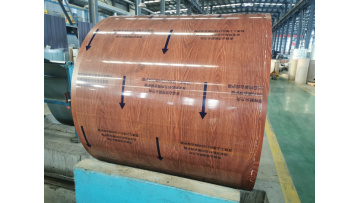 Wood grain aluminum coil