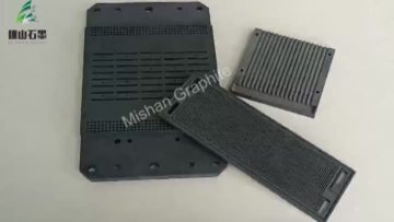 Graphite plate for batteries