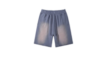 Summer Custom Mens Blank French Terry Cloth Cotton Sweat Acid Wash Shorts Men1