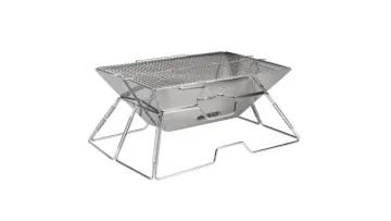 2022 New Wholesale Outdoor Camping Hiking Portable Foldable Stainless Steel Charcoal BBQ Barbecue Grill1