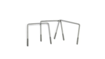 Customized M20 M16 Metric Square Bolts Galvanized U-bolts M8 M10 M12 Stainless Steel U-bolts with Nuts1