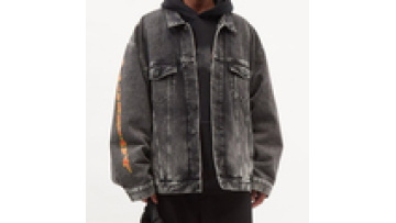 Custom Street Wear Vintage Acid Wash Jean Jackets Plain Denim Jacket for Men1