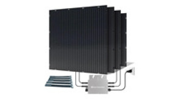 100 W 18 V Solar Panel-Kit Monokristallines Solar Ladegerat MIT Solar Laderegler flexible solar mounting system balcony diy1