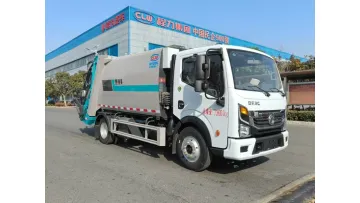 High Compression Efficiency Dongfeng 4X2 7cbm Refuse Vehicle1