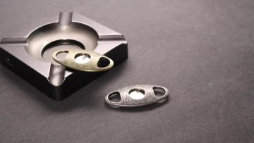 Multi Zinc Alloy Luxury Dual Blade Vertical Accessories Flat Desktop Cigar Cutter1