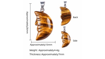 26MM Moon Stone Pendant SP2074-MV (1)