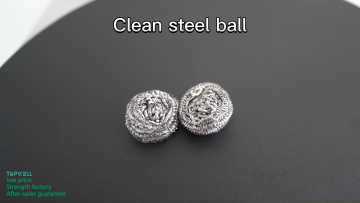 Topwill Hot Sales 20g Wire Dish Pot Kitchen Cleaning Ball Washing Dishes Scrubber Pan Bowl Cleaner Stainless Steel Scourer1