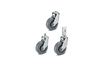 Automatic stamping casters