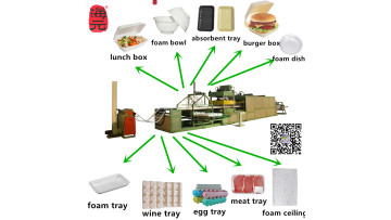PS foam box tray dish bowl plate making machine