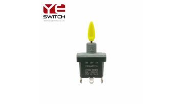 DPDT IP68 Waterproof and Toggle Switch Solder Terminal with Yellow Handle Sets