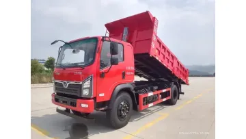 Sturdy Structure Tri-Ring 4X2 10cbm Rear Dump Truck for Urban Waste Transfer1