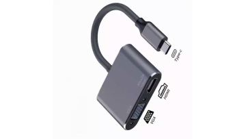LinkTop Aluminum Alloy VGA HDMI 2-in-1 Converter