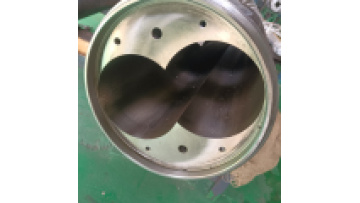 Conical Twin Barrel Screw for WPC/SPC1