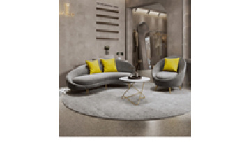 Modern Designs Home Furniture Set Green 3 Seat Pu leather Fabric Couch Sectional Living Room Velvet Sofa1