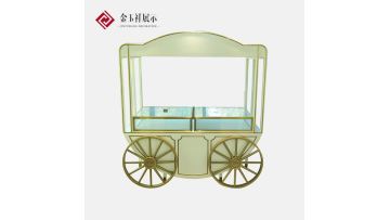 Gold Jewelry Display Cabinet