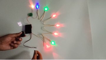 Gift Box with Projection Music and Flashing Lights