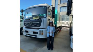 New energy vehicle washing and sweeping truck